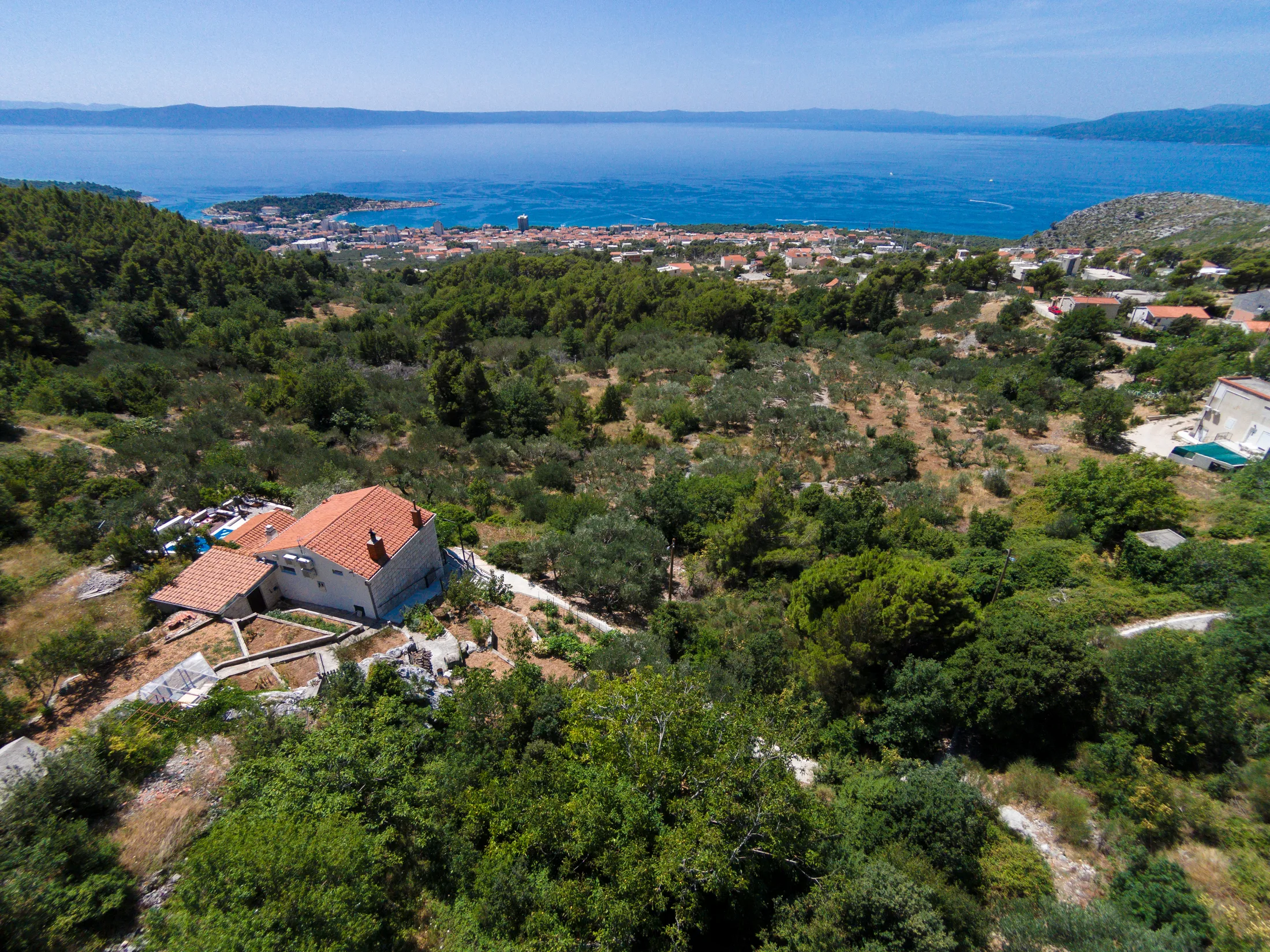 Die ruhigere Seite von Makarska